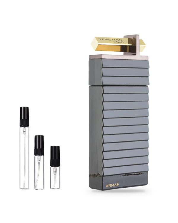 Armaf Venetian Gold sample – decant in a glass spray vial (2, 5 or 10 ml)