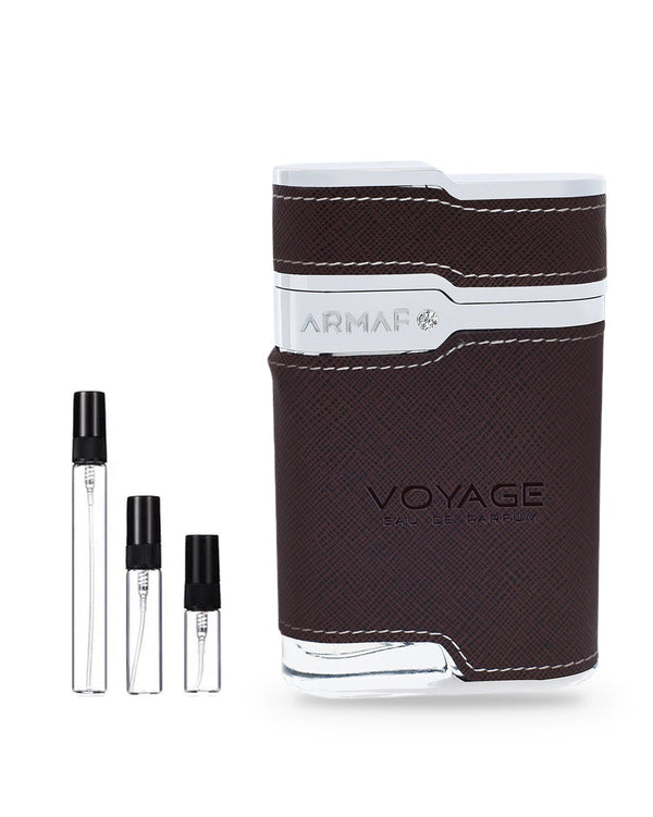 Armaf Voyage Brown Man sample – decant in a glass spray vial (2, 5 or 10 ml)