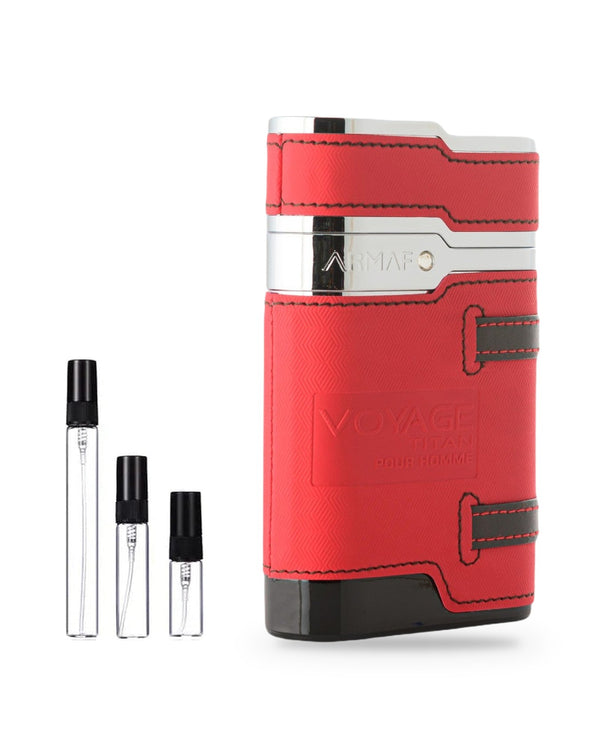 Armaf Voyage Titan sample – decant in a glass spray vial (2, 5 or 10 ml)