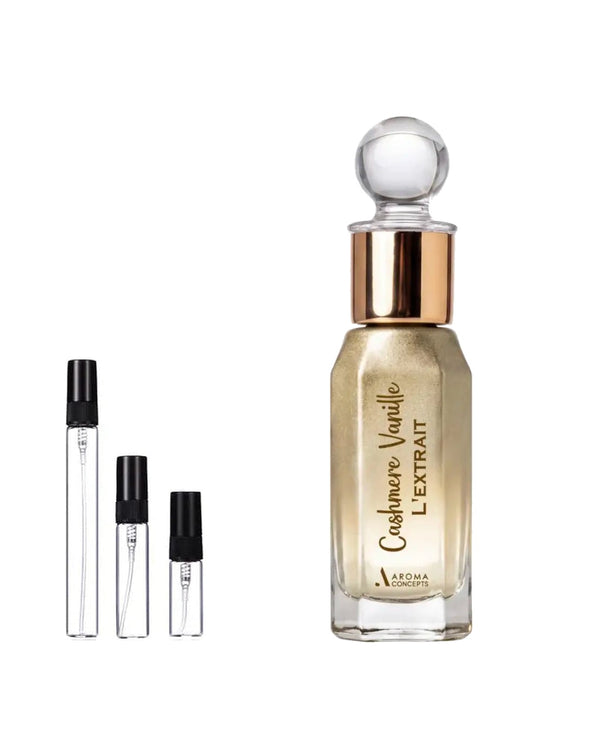 Aroma Concepts Cashmere Vanilla L'Extrait Perfume Oil sample – decant in a glass spray vial (2, 5 or 10 ml)