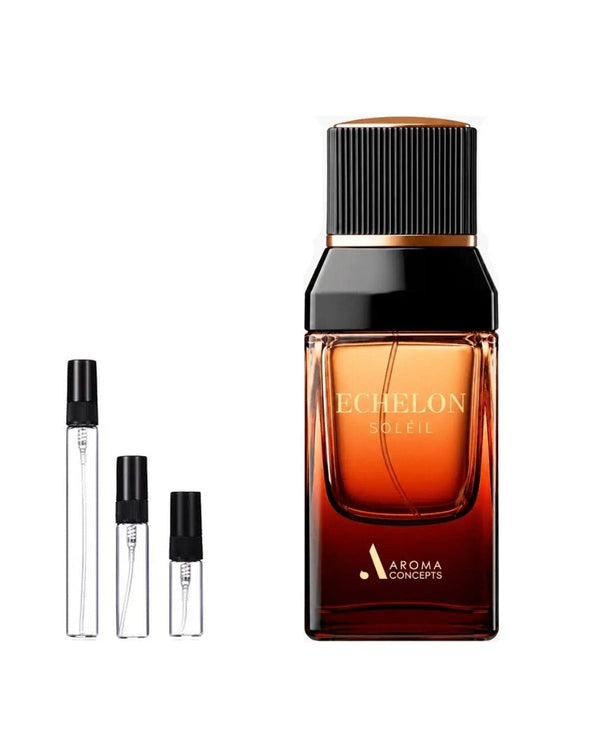 Aroma Concepts Echelon Soleil sample – decant in a glass spray vial (2, 5 or 10 ml)