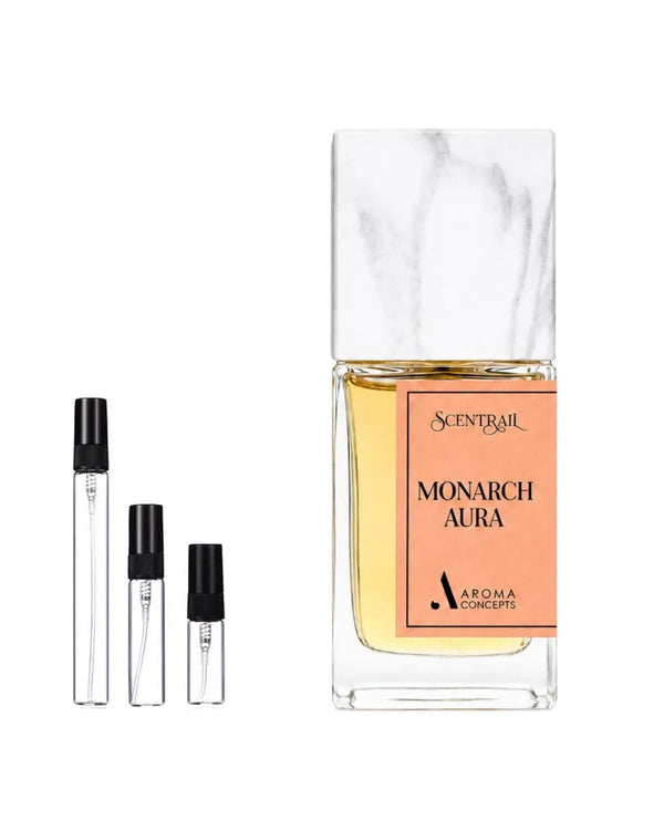 Aroma Concepts Scentrail Monarch Aura sample – decant in a glass spray vial (2, 5 or 10 ml)