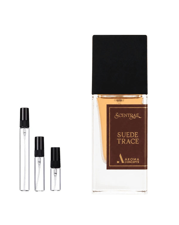 Aroma Concepts Scentrail Suede Trace sample – decant in a glass spray vial (2, 5 or 10 ml)