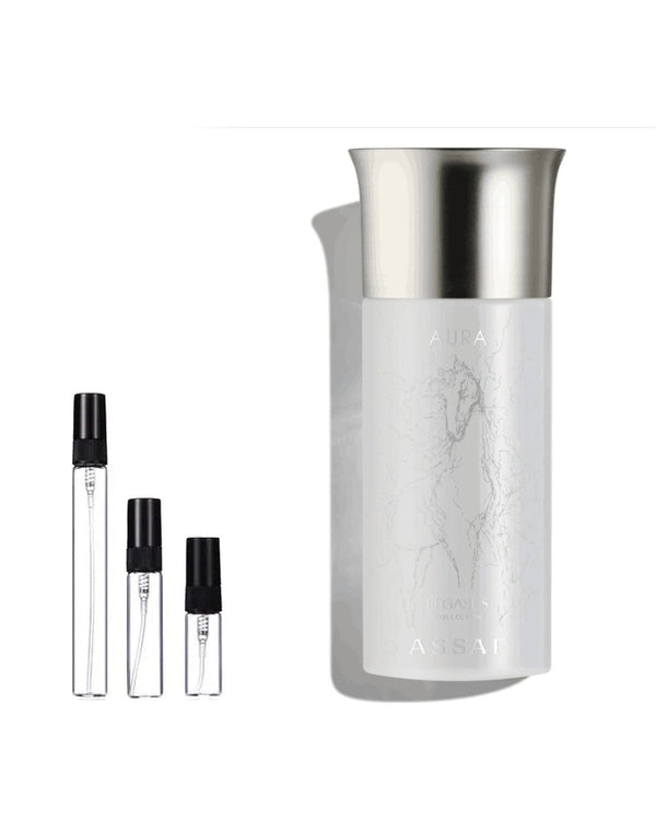 Assaf Aura sample – decant in a glass spray vial (2, 5 or 10 ml)