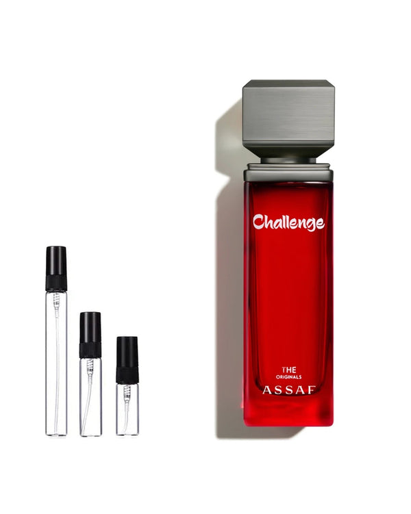 Assaf Challenge sample – decant in a glass spray vial (2, 5 or 10 ml)