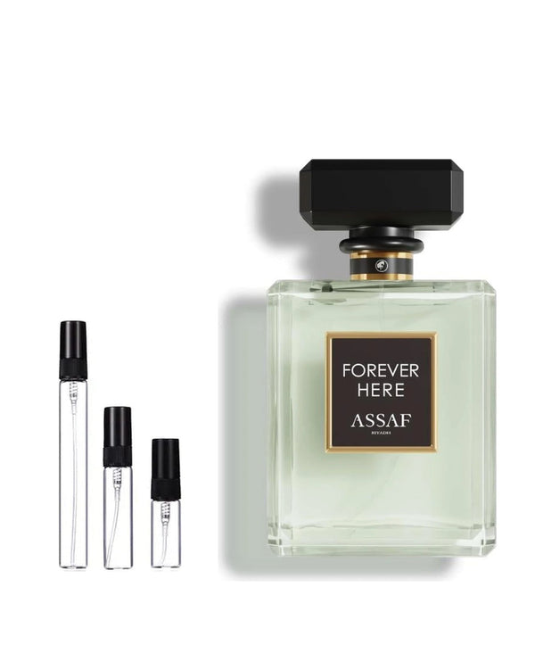 Assaf Forever Here sample – decant in a glass spray vial (2, 5 or 10 ml)