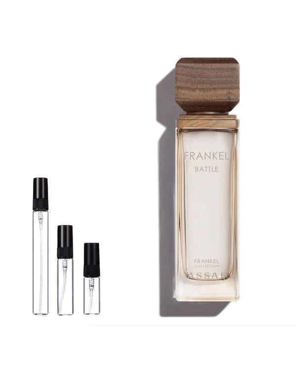 Assaf Frankel Battle sample – decant in a glass spray vial (2, 5 or 10 ml)