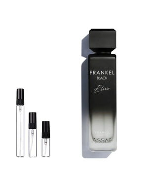 Assaf Frankel Black Elixir sample – decant in a glass spray vial (2, 5 or 10 ml)
