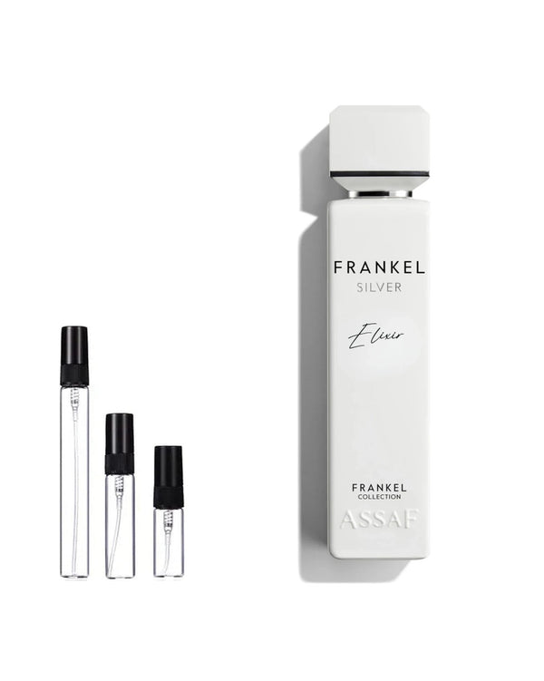 Assaf Frankel Silver Elixir sample – decant in a glass spray vial (2, 5 or 10 ml)