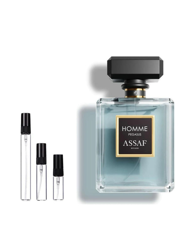 Assaf Homme Pegasus sample – decant in a glass spray vial (2, 5 or 10 ml)