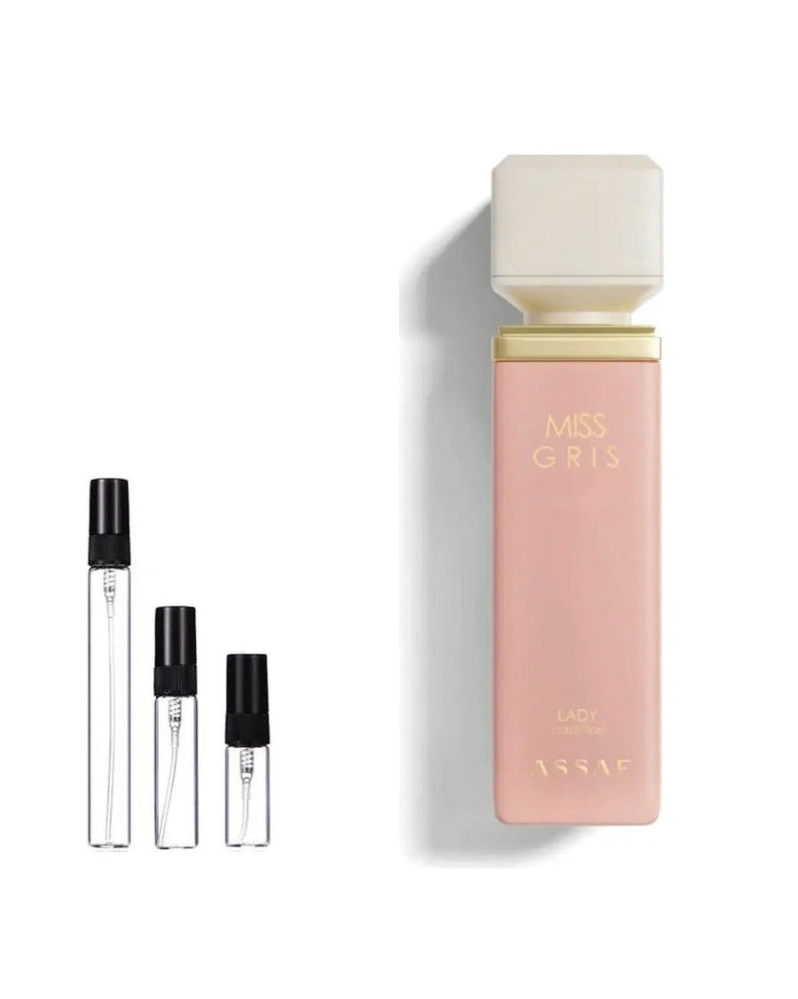 Assaf Miss Gris Intense sample – decant in a glass spray vial (2, 5 or 10 ml)