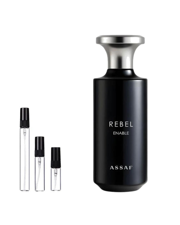Assaf Rebel Enable sample – decant in a glass spray vial (2, 5 or 10 ml)