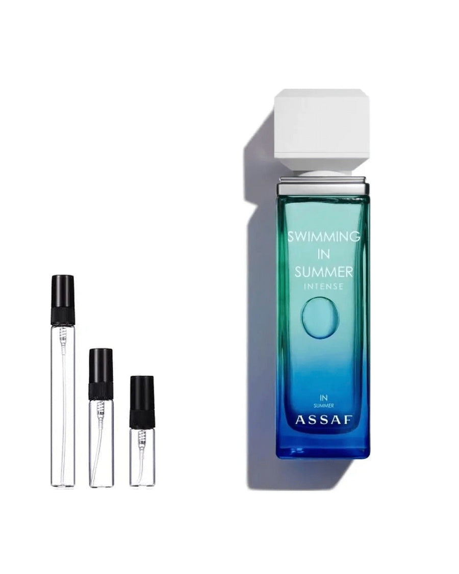 Assaf Swimming In Summer Intense sample – decant in a glass spray vial (2, 5 or 10 ml)