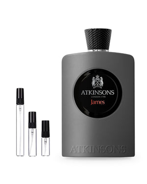 Atkinsons James sample – decant in a glass spray vial (2, 5 or 10 ml)