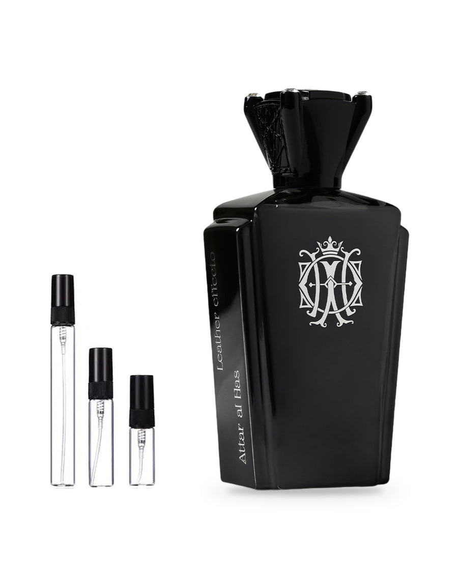 Attar Al Has Leather Effecto sample – decant in a glass spray vial (2, 5 or 10 ml)
