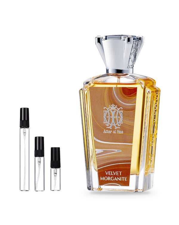 Attar Al Has Velvet Morganite sample – decant in a glass spray vial (2, 5 or 10 ml)