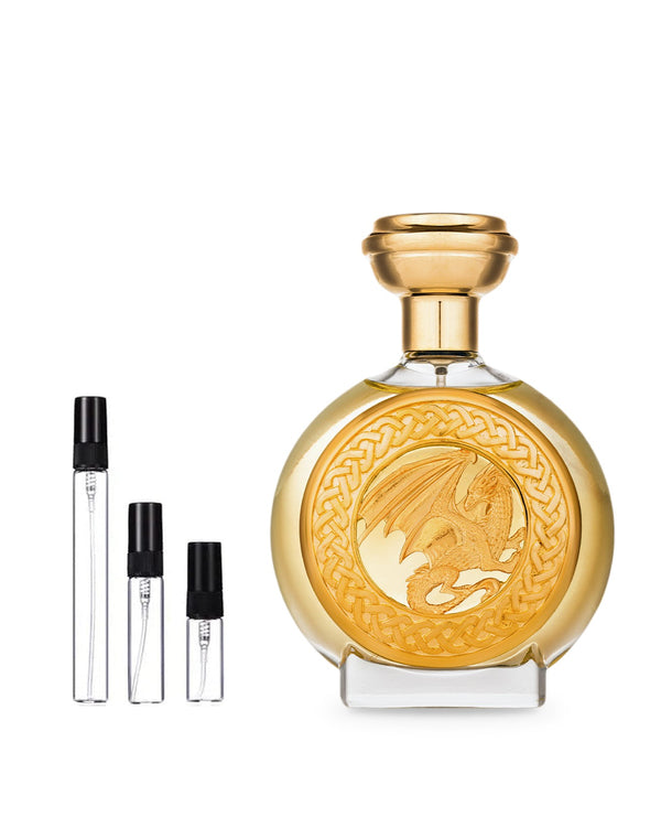 Boadicea the Victorious Dragon sample – decant in a glass spray vial (2, 5 or 10 ml)