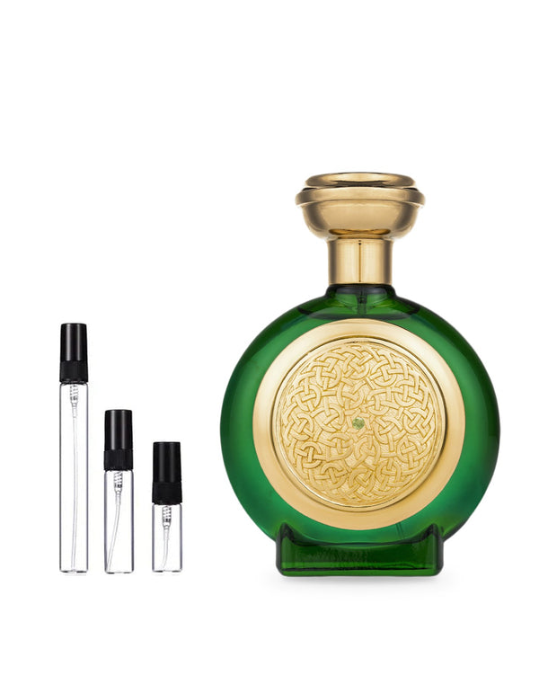 Boadicea the Victorious Green Sapphire sample – decant in a glass spray vial (2, 5 or 10 ml)