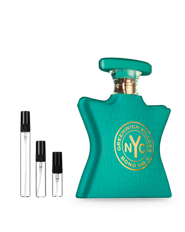 Bond No. 9 Greenwich Village sample – decant in a glass spray vial (2, 5 or 10 ml)