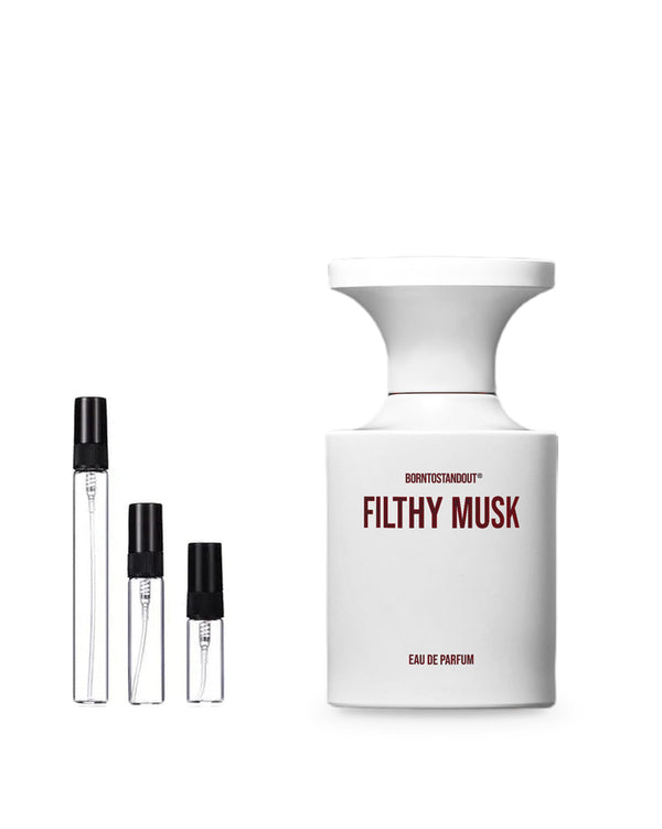 BORNTOSTANDOUT Filthy Musk sample – decant in a glass spray vial (2, 5 or 10 ml)