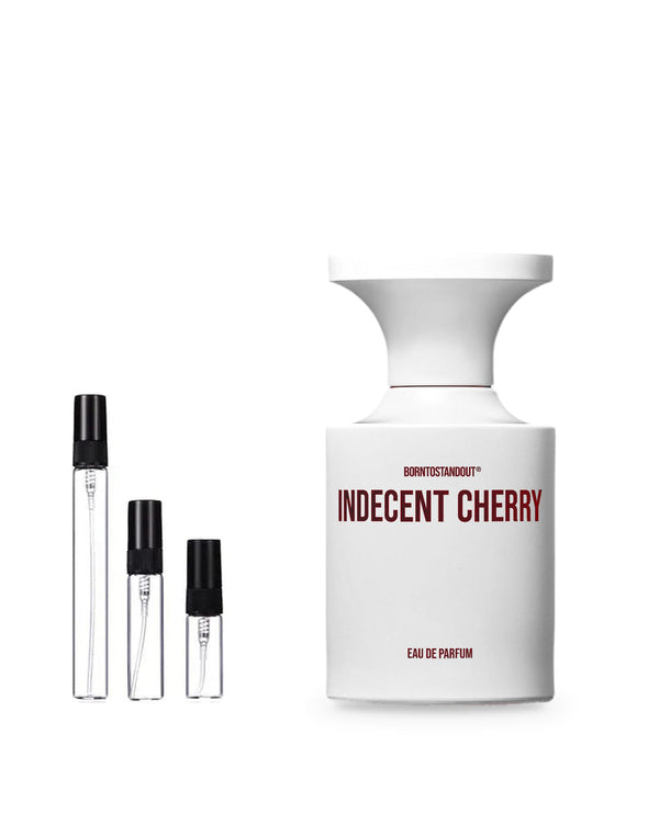 BORNTOSTANDOUT Indecent Cherry sample – decant in a glass spray vial (2, 5 or 10 ml)