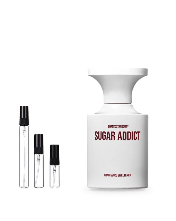 BORNTOSTANDOUT Sugar Addict sample – decant in a glass spray vial (2, 5 or 10 ml)
