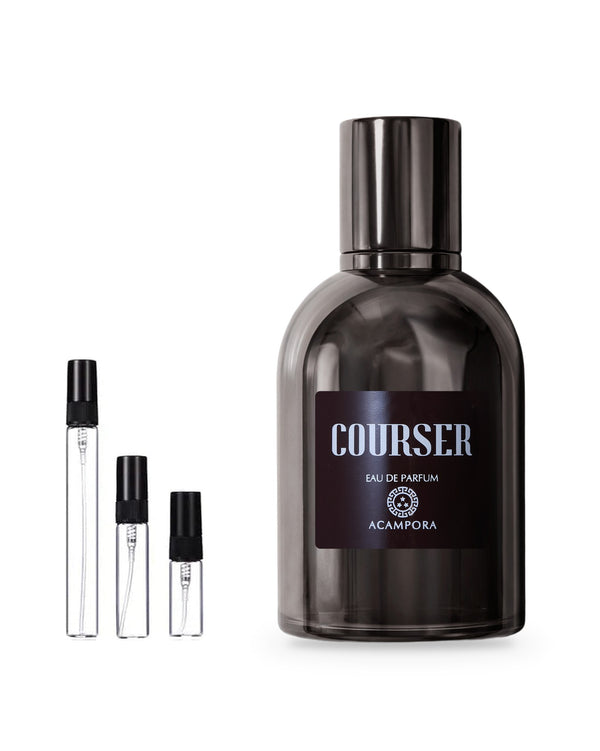 Bruno Acampora Courser sample – decant in a glass spray vial (2, 5 or 10 ml)