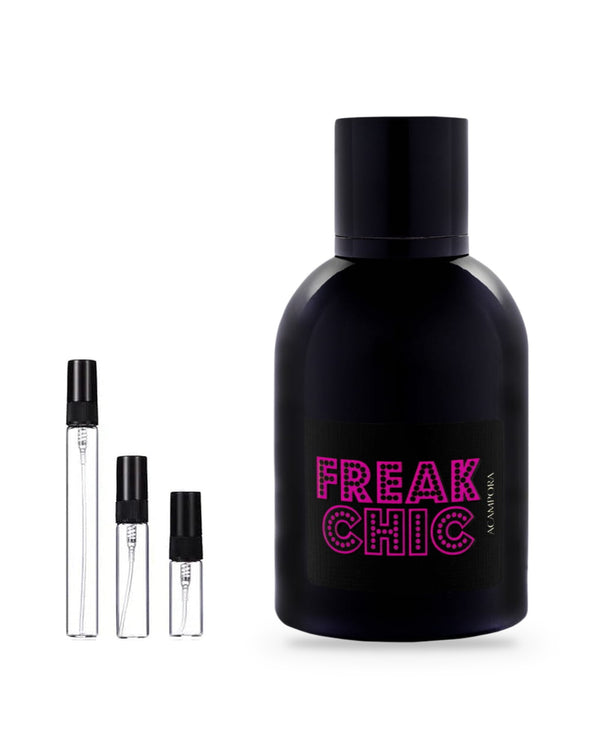 Bruno Acampora Freak Chic sample – decant in a glass spray vial (2, 5 or 10 ml)
