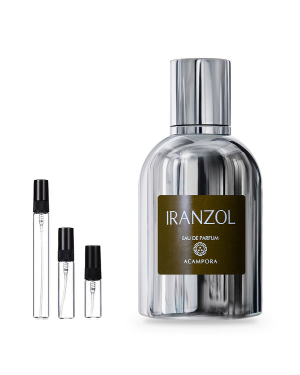 Bruno Acampora Iranzol sample – decant in a glass spray vial (2, 5 or 10 ml)