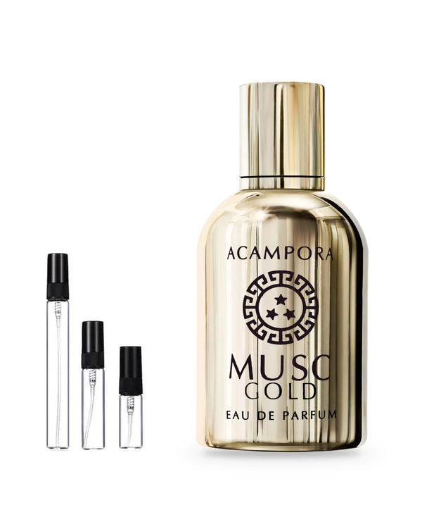 Bruno Acampora Musc Gold sample – decant in a glass spray vial (2, 5 or 10 ml)