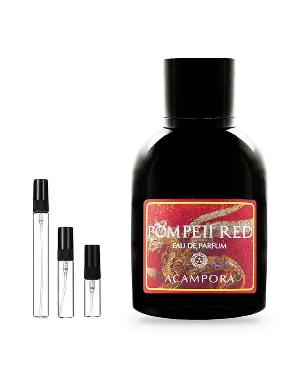 Bruno Acampora Pompeii Red sample – decant in a glass spray vial (2, 5 or 10 ml)