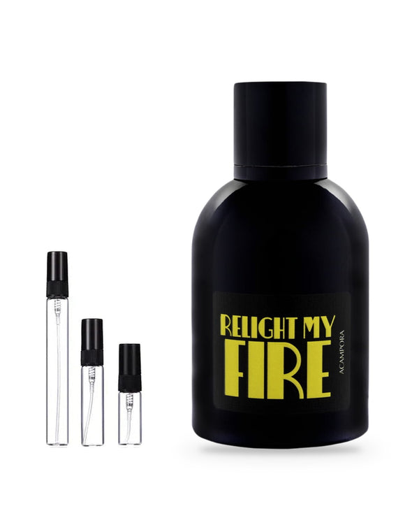 Bruno Acampora Relight My Fire sample – decant in a glass spray vial (2, 5 or 10 ml)