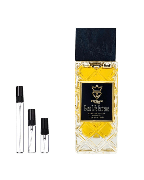 Bujairami Boss Life Extreme sample – decant in a glass spray vial (2, 5 or 10 ml)