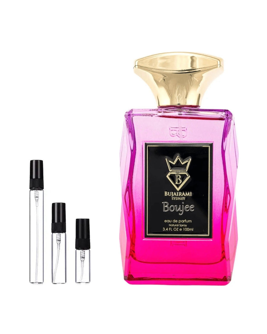 Bujairami Boujee sample – decant in a glass spray vial (2, 5 or 10 ml)