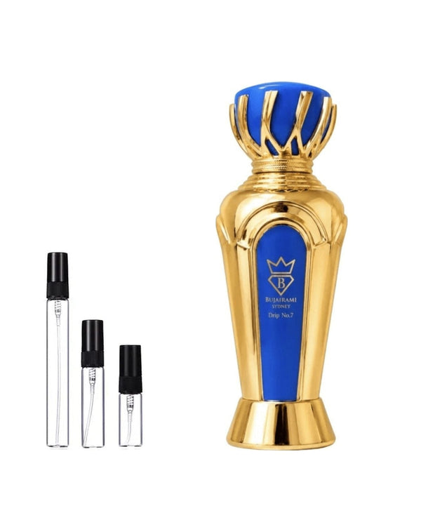 Bujairami Drip No 7 sample – decant in a glass spray vial (2, 5 or 10 ml)