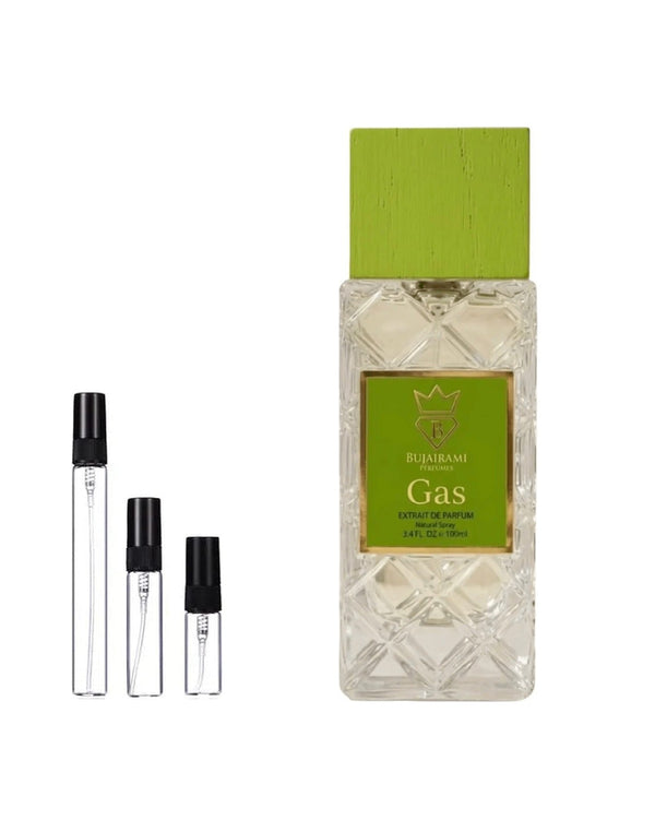 Bujairami Gas sample – decant in a glass spray vial (2, 5 or 10 ml)