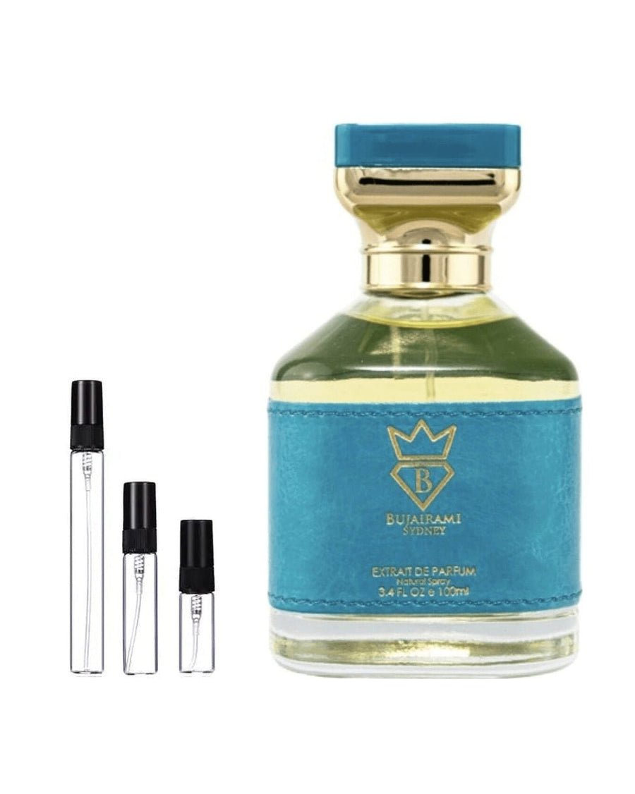 Bujairami Houdini sample – decant in a glass spray vial (2, 5 or 10 ml)