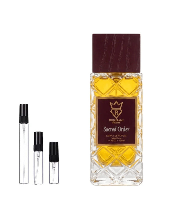 Bujairami Sacred Order sample – decant in a glass spray vial (2, 5 or 10 ml)
