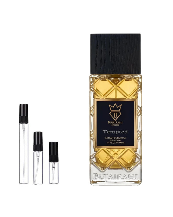 Bujairami Tempted Extrait sample – decant in a glass spray vial (2, 5 or 10 ml)