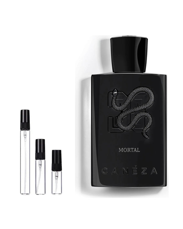 Caneza Mortal sample – decant in a glass spray vial (2, 5 or 10 ml)