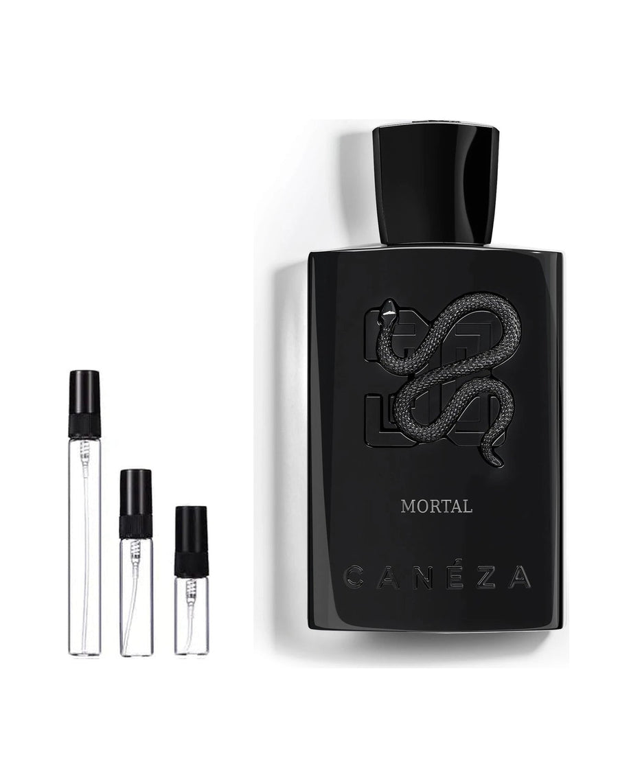 Caneza Mortal sample – decant in a glass spray vial (2, 5 or 10 ml)