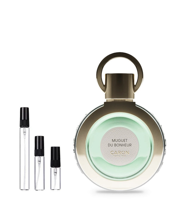 Caron Muguet du Bonheur sample – decant in a glass spray vial (2, 5 or 10 ml)