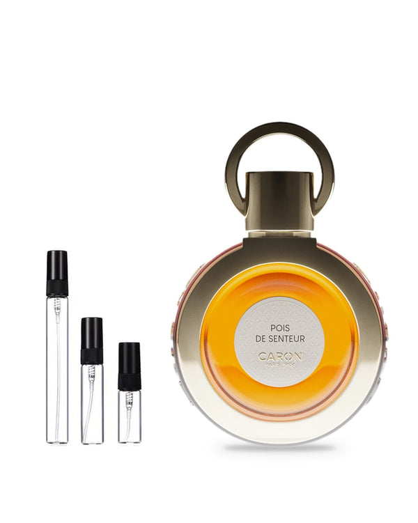 Caron Pois de Senteur sample – decant in a glass spray vial (2, 5 or 10 ml)