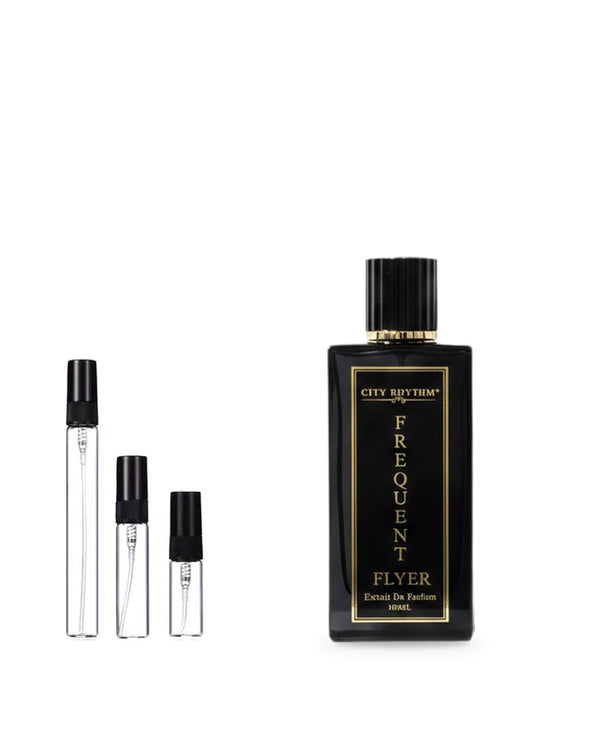City Rhythm Frequent Flyer sample – decant in a glass spray vial (2, 5 or 10 ml)