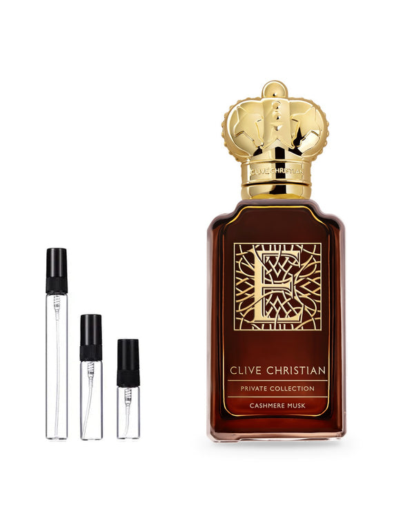 Clive Christian E Cashmere Musk sample – decant in a glass spray vial (2, 5 or 10 ml)