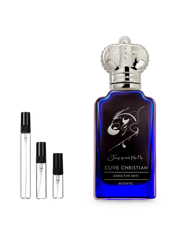 Clive Christian Jump Up And Kiss Me Ecstatic sample – decant in a glass spray vial (2, 5 or 10 ml)