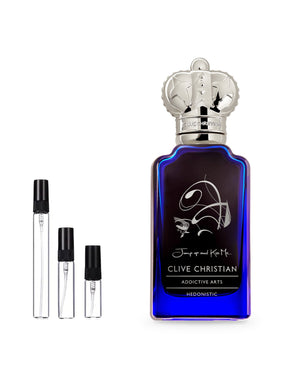 Clive Christian Jump Up And Kiss Me Hedonistic sample – decant in a glass spray vial (2, 5 or 10 ml)