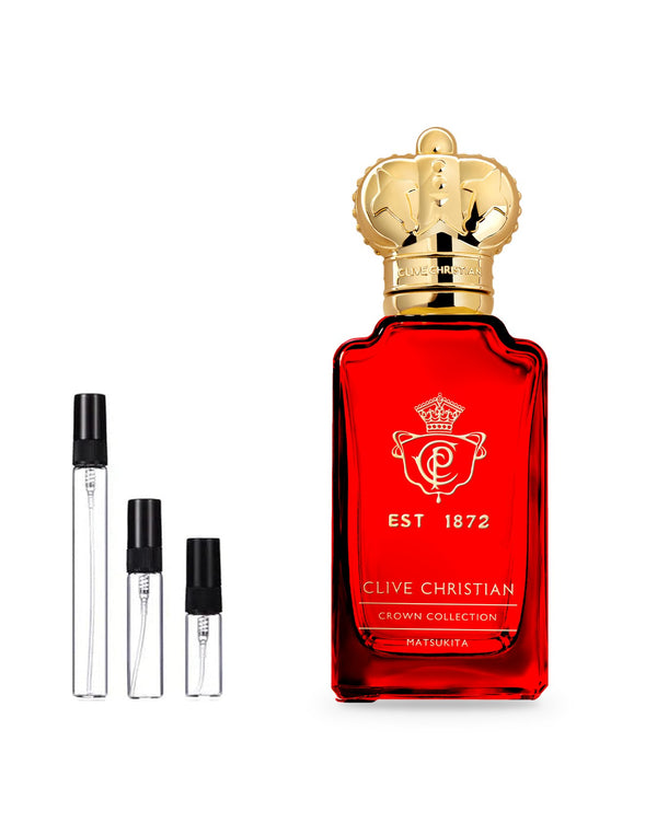 Clive Christian Matsukita sample – decant in a glass spray vial (2, 5 or 10 ml)