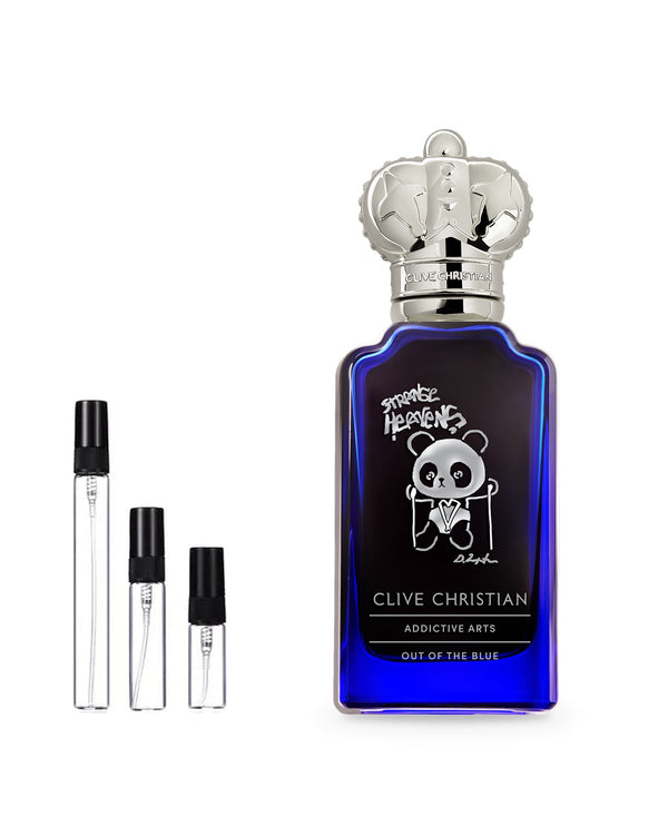 Clive Christian Strange Heavens Out Of The Blue sample – decant in a glass spray vial (2, 5 or 10 ml)