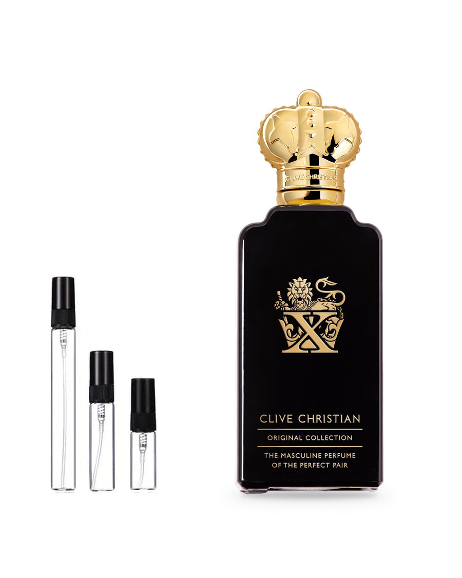 Clive Christian X Masculine sample – decant in a glass spray vial (2, 5 or 10 ml)
